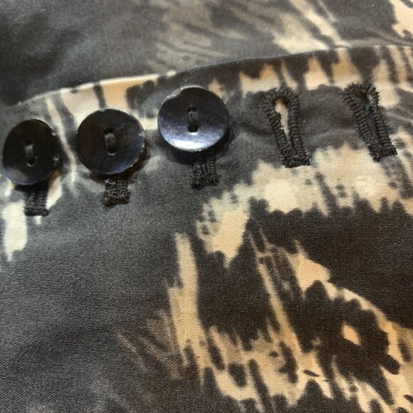 CHICO'S. Size 3X. Silk Cotton Blend. Lined. Pockets. Long Sleeve. B79 - Picture 5 of 6